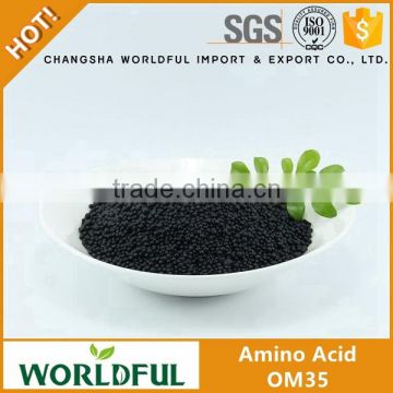 Granular amino acid organic matter 35% black granular npk 12-0-1 organic fertilizer