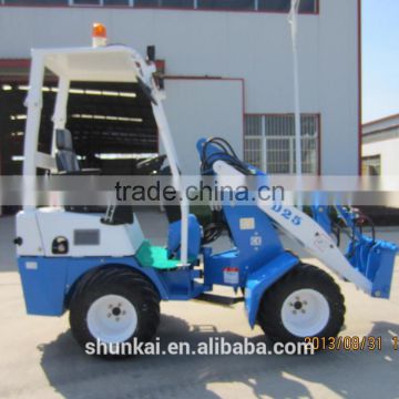 hot selling china mini hydraulic wheel loader quick-hitch JOYSTICK with CE for European market