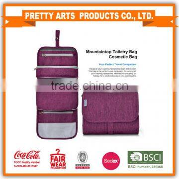 BSCI Factory audit 4p Travel Toiletry Organizer for wholesale