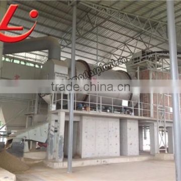 Three-layer rotary drum dryer for dry mortar,small drum dryer