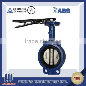 DN2700 PN89 Nickel chromium titanium acid resistant steel butterfly valve