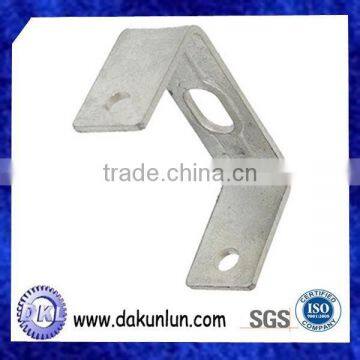 White Zinc Plated U Shaped Metal Brackets In Sheet Metal Fabrication photo-3