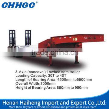 40Ton Low Loader Semi Trailers Light Loading Trailers photo-5
