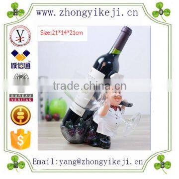 Europe type resin creative wine holder for aircraft red wine