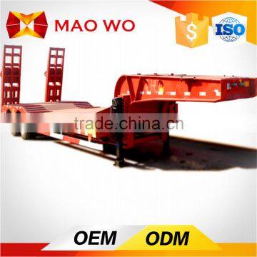3 Axle 40 Ton 16 Meter Low Plate Semi Trailer for Sale China Supplier photo-6