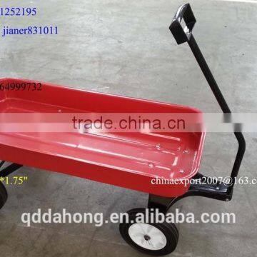 Metal Kid's Tool Cart , Pro-enviromental Red Wagon,Children Wagon TC1805 With Solid Wheel photo-3