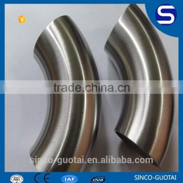 90 elbow Stainless steel Sanitary pipe fittings