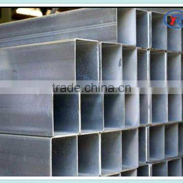 zinc coated square pipe/Q195-Q345 black square and rectangle steel pipe/tubes