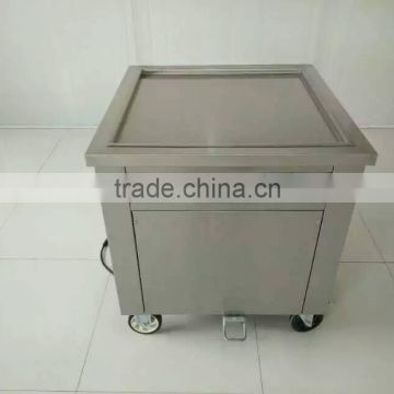 Fried Ice Cream Roll Machine / yogurt Frying Machine / round Pan Ice Cream Frying Machine