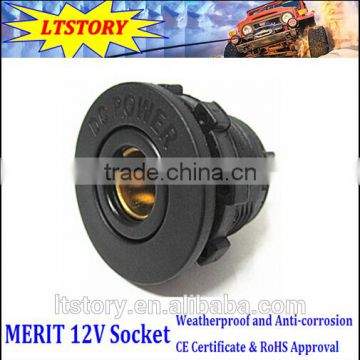 Black color car Merit 12V Power Socket Black cooler