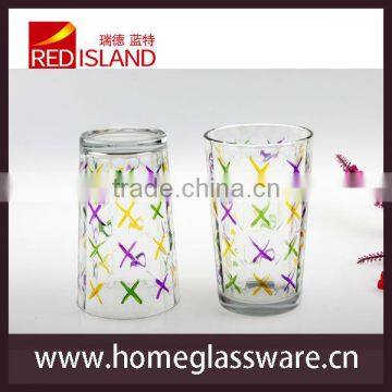 hand drawing nice glass cup for drinking