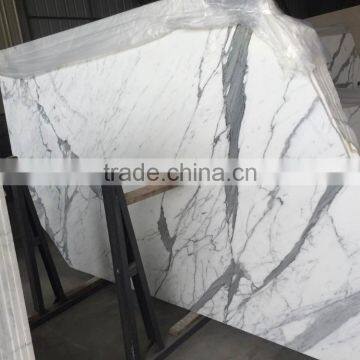 Statuario White Marble Custom Cut Marble Table Top photo-4