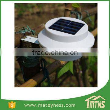 Outdoor Solar Powered LED Wall Path Garden Gutter Solar Fence Light photo-2