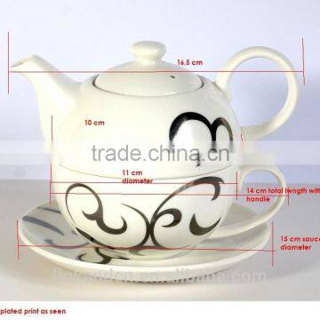 Haonai Ceramic pot, double-deck Ceramic pot,Ceramic pot with cup