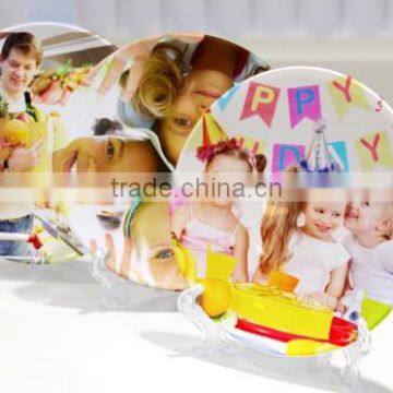 Dishwasher Safe White Polymer Plate For Sublimation