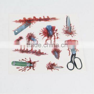 Halloween Lifelike Tattoo Sticker, Fake Scars Personalized Temporary Tattoo Sticker photo-2