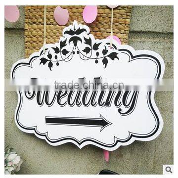 KT board wedding decoration sign