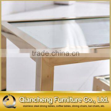 High Quality Furniture European Style Classical Stainless Steel tv Stand Dinning Room Set photo-3