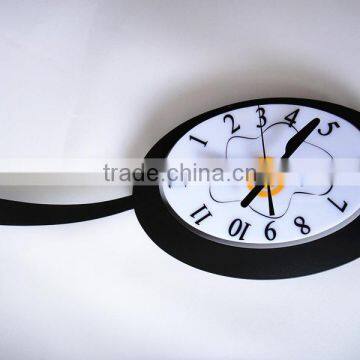 RH-4716 Novelty Egg Shaped Metal Skillet Frying Pan Wall Clock photo-3
