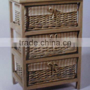 Best-selling Wholesale Price Old Style Retro Wicker Storage Cabinet photo-2