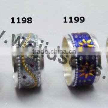 High Sale Clear Metal Napkin Ring Decorations for Weddings photo-3