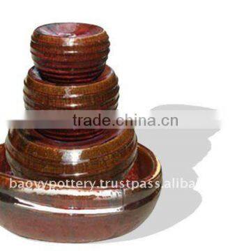 Ceramic fountain, outdoor garden fountain WO