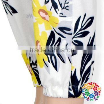 Boutique Children Clothes Jumpsuit Cheap Ruffle Neck One Piece Baby Girl Romper photo-5