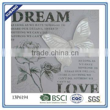 MDF Wall Plaque Hanging Flower and Butterfly Home Decorative Signs photo-4