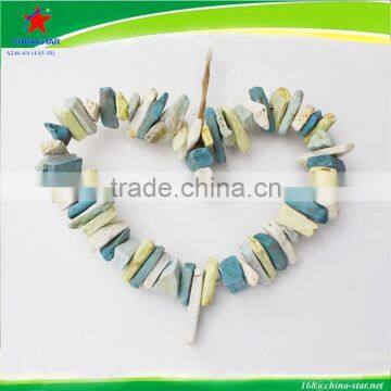 Nautical Wooden Slat Round Wreath photo-2