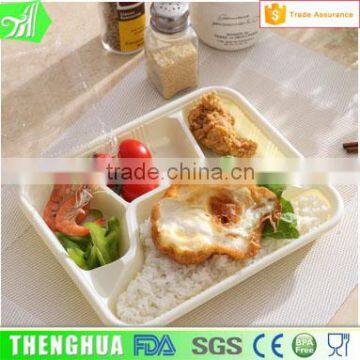 4-compartment Bento Lunch Box,Disposable Safe Plastic Food Container photo-3