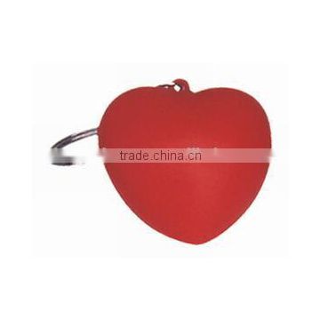 Heart shape PU stress with keyring