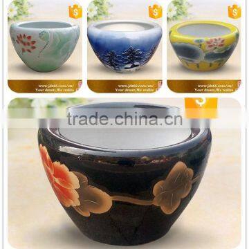 Nice Drafting Lotus Pattern Ceramic Flower Pots/garden Planters photo-5