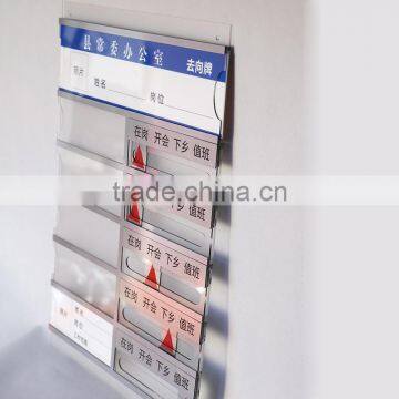 Custom Acrylic Wall Sign Holder Silk Screen photo-3
