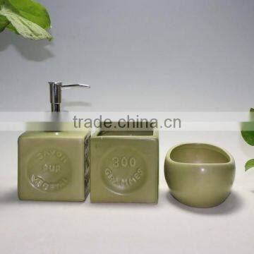2015 New 3pcs Cute Ceramic Bathroom Accessories photo-3