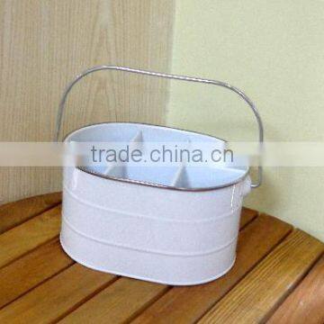 Galvanized 6 Pack Beer Cold Tub With Stainless Steel Lip photo-2