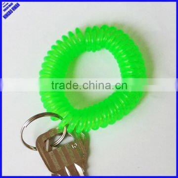 Cheap 5cm Diameter Plastic Spiral Wrist Coil With Key Holder photo-3