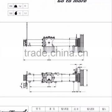 Customized Agricultural Gearbox for Rice Harvester photo-6