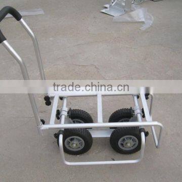 China Aluminium Four Wheel Folding Platform Hand Truck photo-2