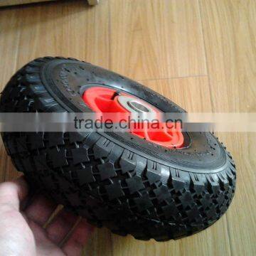 Plastic rim wheel 3.00-4 with ball bearing