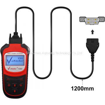 V-checker V303 EOBD OBD2 Scanner Car Engine Fault Code Reader CAN Diagnostic Scan Tool photo-4