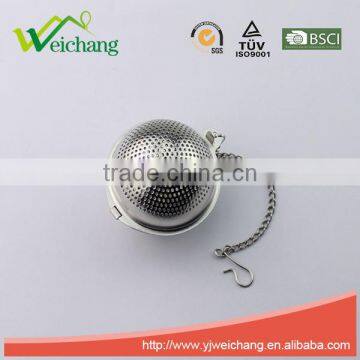 WCYY0006 High Quality Hot Sale 304 Material Circular Long Chain Tea Ball Tea Infuser Tea Strainer photo-2