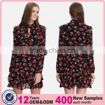 New model casual short thailand women dresses wholesale