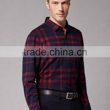 new design buffalo plaid cotton men shirt BSL0064
