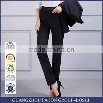 Female slim pants straight legged trousers ladies dress pants overalls skinny pants black suit pants custom made