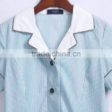2017 New Design Primary Summer Dress School Uniform