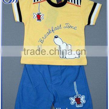 2PCS Children Kids Boys T-shirt +Pants Short Sleeve Sets Clothing photo-2