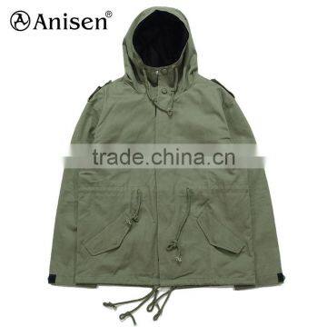 European Style Winter Windbreaker Hoodies Red Man Coat photo-2