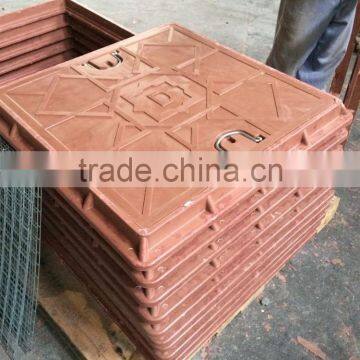 Square Fiber Manhole Cover With Frame photo-2