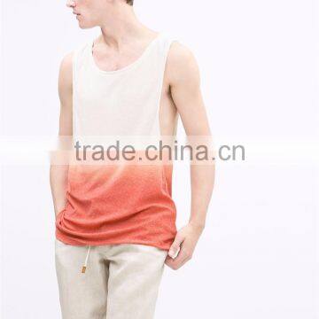 Hot Selling Tie Dyed Mens Tank Top photo-2