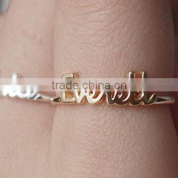 Dainty Name Ring - Personalized Name Ring - Custom Children Name Ring - Custom Name Ring - Stackable Rings - Gift for Mom